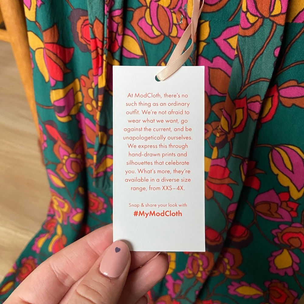 ModCloth Retro Floral Jumpsuit - Picture 10 of 11